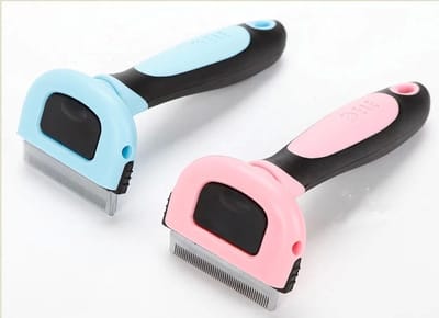 IGOODS - Verzorgingsborstel voor huisdieren - voor honden en katten - 2 Stuks blauw