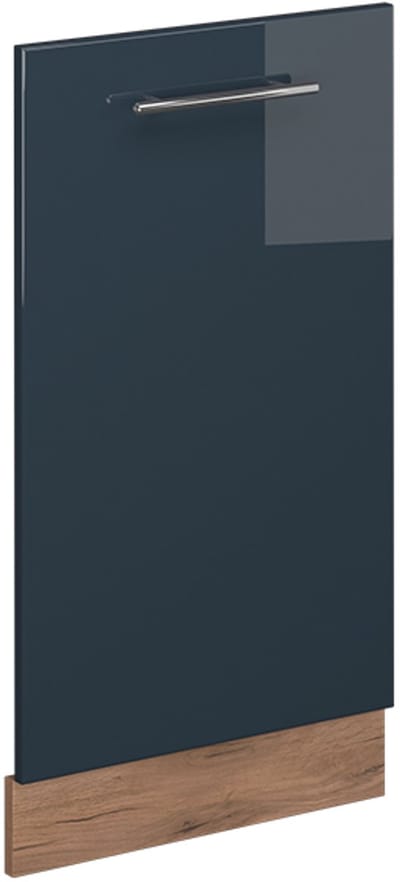 Vicco Fame-Line Vaatwasserfrontpaneel – 45 cm zonder werkblad Donkerblauw hoogglans