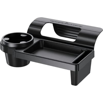 Zijdeur Raam Telefoon Sleuf Hanger Organizer Auto Organizer Box met Beker Drankhouder Auto Zijdeur Opbergbox Auto Telefoonstandaard Auto Accessoires Style D zwart