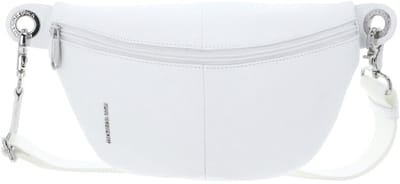 MANDARINA DUCK Leren gordeltas schoudertas Mellow Leather Bum Bag Blanc wit