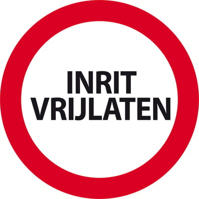 Carpoint Bord Inrit Vrijlaten - Ø 24cm - Kunststof