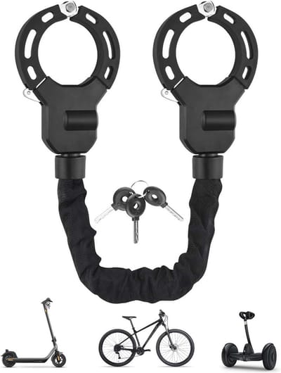 Veilig E-scooterslot met Tas - Handboenslot voor Fietsen en E-bikes