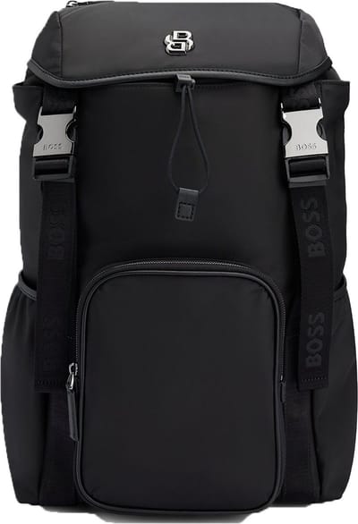 BOSS Laptop rugzak Rugzak met laptopvak B Icon Backpack Black Zwart