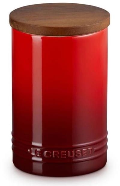 Le Creuset Signature Voorraadpot Met Houten Deksel 0,77 Liter Kersenrood