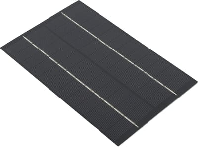 Zonnepaneel Lader - Draagbare Lader - Buiten Opladen - Hoog Rendement - 200x130mm - Zwart