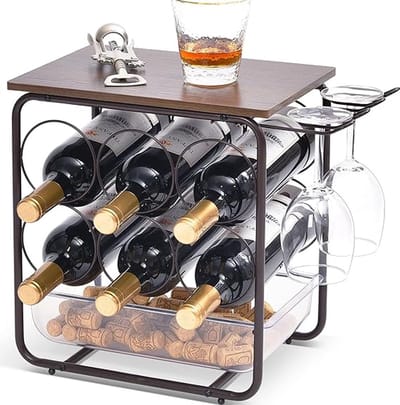 Wine Rack / Wijnrek, flessenrek voor flessen / wijnplank