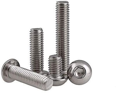Rondekop Inbusschroeven Roestvrijstaal M4×20mm - 50 Stuks