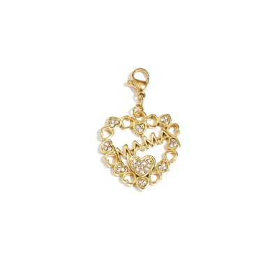 Daily essentials Charms Loving Mama | RVS (verkleurt niet) | Gouden Bedels | Moederdag Bedels | Mama Sieraden | Bedels voor Armbanden en Kettingen | Leukste Bedels Voor Jou