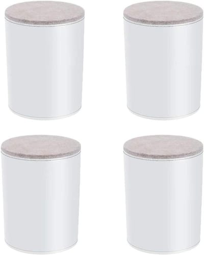 Metalen Meubelpoten - Tafelonderstellen Set - Meubels Verhogen - Sterk Draagvermogen - 60x52mm - Wit