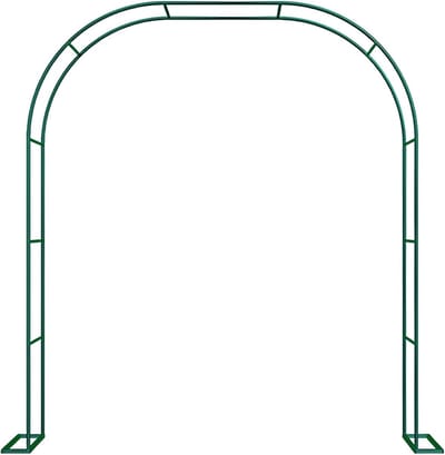 Metalen Rozenboog - Tuinboog Pergola - Planten Ondersteunen - Roestwerende Coating - 120-350 cm - Groen