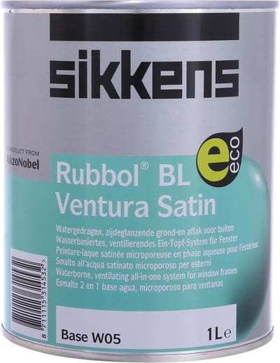 Sikkens Rubbol BL Ventura Satin - Acryl  2,5 liter Wit
