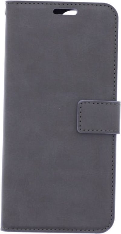LuxeBass Hoesje geschikt voor Oppo Find X5 - Boekhoesje - Grijs - Portemonneehoesje gsm hoesje - telefoonhoes - telefoonhoesjes
