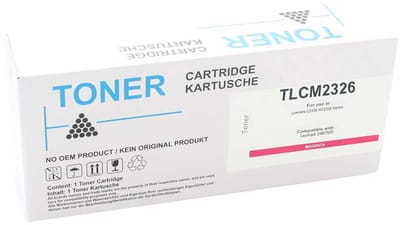 Lexmark TLCM2326 - Toner Magenta - 6.000 pagina's - Huismerk Compatible - Geschikt voor Lexmark C 2326 Series Lexmark XC 2326 Series