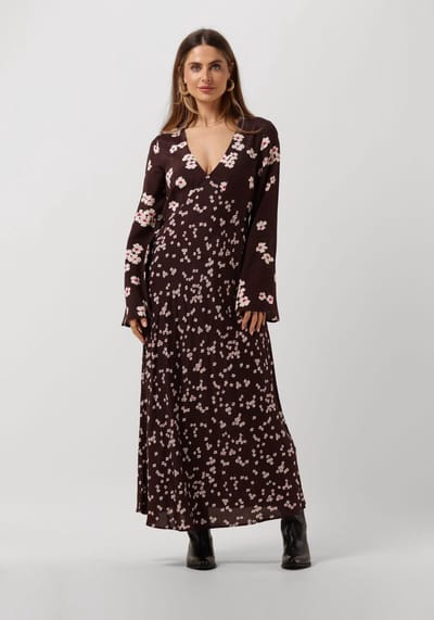 Catwalk Junkie Dr You Are Blooming Jurken Dames - Rok - Jurk - Paars - Maat 34