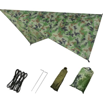 Outdoor Supplies Multifunctionele Waterdichte Zonnebrandcrème Kampeer Strand Schaduw Buiten Tent 230 times 210cm camouflage