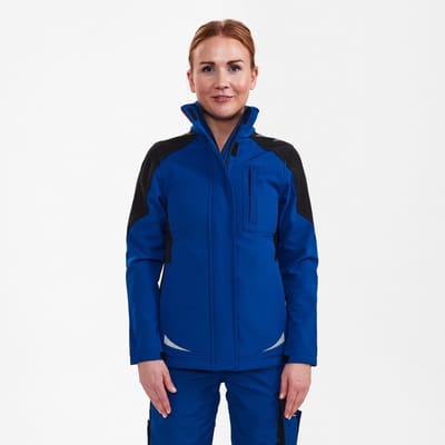 Engel Galaxy softshelljack voor dames 8815-229 - Surfer Blue / Black - M