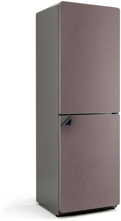 Wallfluent Magnetische Koelkastmat - Beige Koelkast Magneet Sticker - 60 cm x 190 cm - Beige Magnetische Koelkastmat - Koelkast Magneet Decoratie - Magnetische Koelkastbekleding - Herbruikbare Magneetmat Koelkast