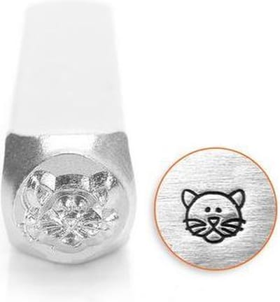 Slagstempel Poezenkop | Hoogte 6mm