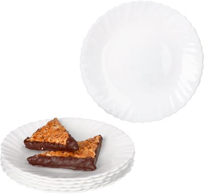 Set van 6 ARKONA opaal glazen gebaksbordjes - 77764