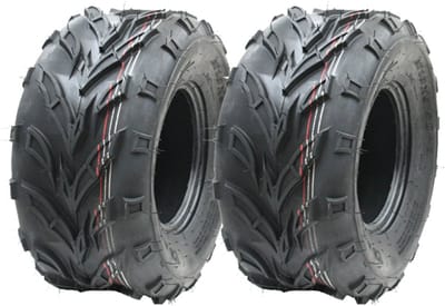 18x9.50-8 ATV-banden voor quad-aanhangwagen, 18x9.50-8 banden, geschikt voor onverharde wegen en de openbare weg, set van 2.
