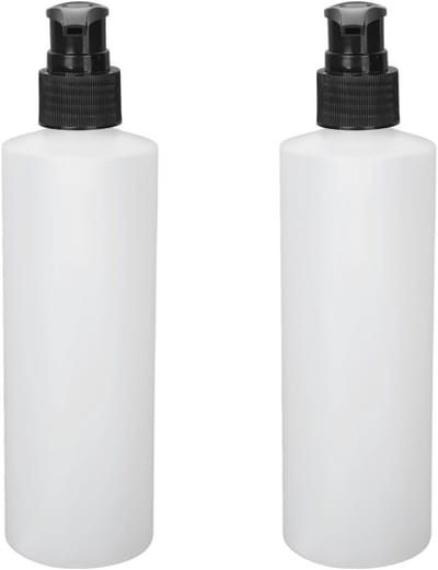 2 Stuks 250ml Pompdispenser voor Massageolie, Crèmes en Shampoos - Herbruikbare Olieverwarmer voor Massage, Tanning en Verzorging