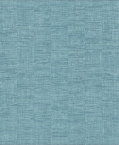 Botanical uni petrol behang (vliesbehang, blauw)