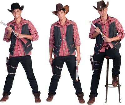 Cowboy vest Tim heren