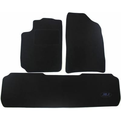 Tapis De Sol Noir Velours - J&J AUTOMOTIVE - Citroën Xsara Picasso - Sur Mesure - Antidérapant - Imperméable noir