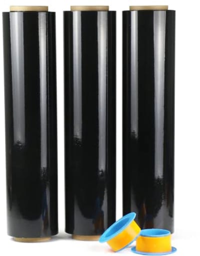 Verpakkingsfolie Handafroller Set - 500mm Breed Voor Meubels, Verhuizing en Pallets