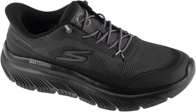 Skechers Go Walk Max Cushioning Hyper Burst, Mannen, Zwart, Hardloopschoenen, maat: 43