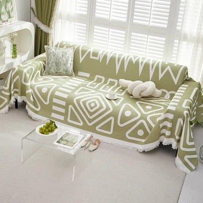 Nordic Chenille Geometrie Sofa Handdoek Deken Nieuw Vier Seizoenen Universeel Sofa Hoes Handdoek Stofdicht Volledige Omwikkeling Doek Bank Deken 90x180cm 1pcs