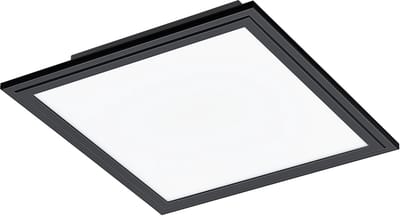 EGLO Salobrena 1 Plafondlamp - LED - 30 cm - Zwart|Wit - Aluminium