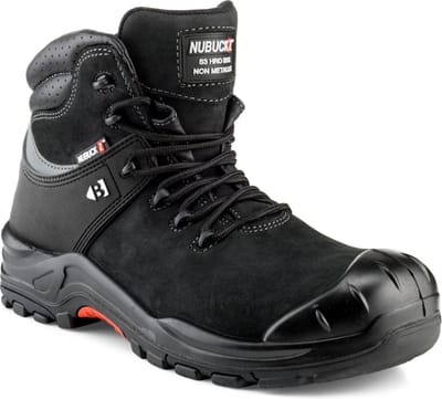 BuckBootz Nubuckz Instapper NKZ102BLK S3S 2.0 - Zwart - 40