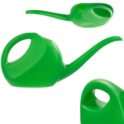 Kleine gieter 2 l - ideaal voor tuin en huis, kunststof tuingieter met lange uitloop