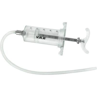 Var Spuit Met Slang Voor Vorkbloeding 50ml Transparant