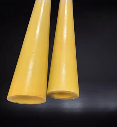 Isolerende Buis - Glasvezel Koker - Industriële Isolatie - Hoge Hittebestendigheid - 26cm x 32cm - Geel
