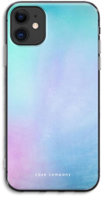 Case Company® - Hoesje geschikt voor iPhone 11 hoesje - Mist pastel - Soft Cover Telefoonhoesje - Bescherming aan alle Kanten en Schermrand