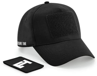 Leisure Time - Patch Cap - Black