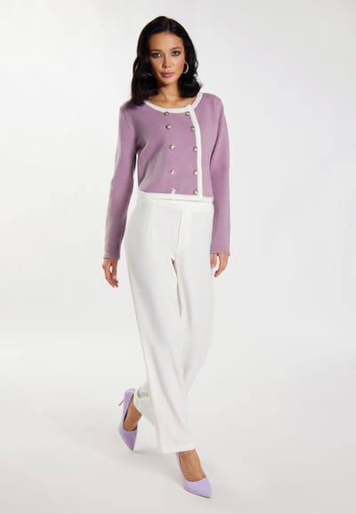 Faina Vest Dames Mauve
