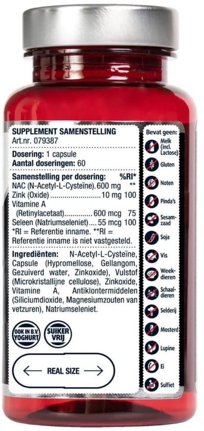 Lucovitaal Nac+ - 60 capsules