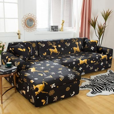 L-vormige chaise longue bank Moet hoes bestellen Plaid bankhoes Elastische bankhoes Voor woonkamer Bankhoes Stoelhoes 1-seater 90-140cm