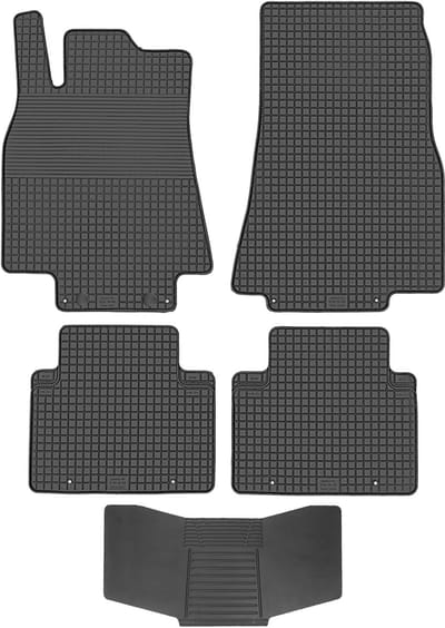 Max-Dywanik - Gumárny-Zubří - Rubber Vloermatten - Voor Mercedes A-Klasse W169/B-Klasse W245 - Zwarte Bescherming
