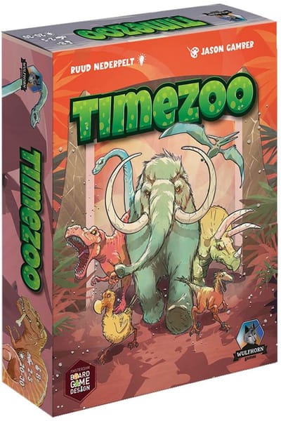 HOT Exclusive kaartspel Time Zoo - prehistorische dieren avontuur.