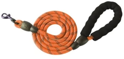 Topmast Looplijn Nylon - Lengte 120 cm - 12mm met Stevige Softgreep - Oranje gemeleerd