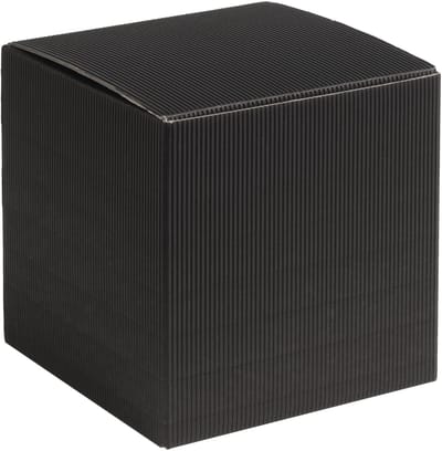 Cadeauverpakking vierkant-kubus karton 7x7x7cm ZWART (200 stuks)