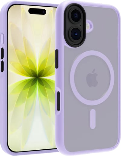 Hoesje - Geschikt voor Apple iPhone 17 - Magsafe Compatible - Sterk & Shockproof - Back Cover - Shock Proof Case - Telefoon Hoes Shockproof - Telefoonhoesjes - Lila