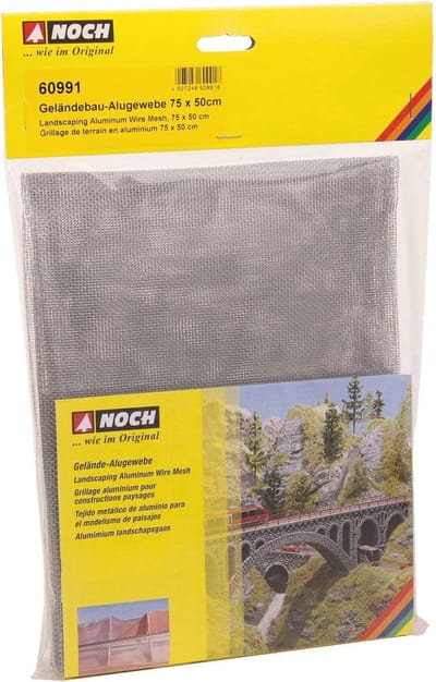 Aluminium Terrreinweefsel 50x75 cm - Gevouwen in Zak