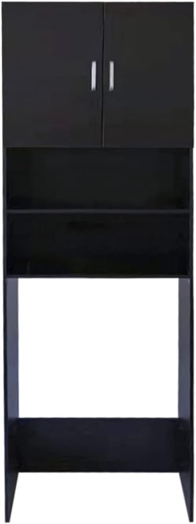 SNJY® Wasmachine Kast - Wasmachine Verhoger - Wasmachine Ombouw - 30D x 60,3B x 190H cm - Zwart