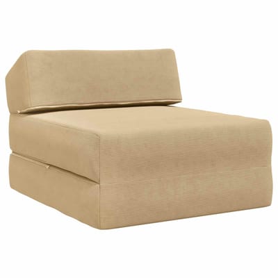 vidaXL - Vouwbare - Sofa - Bed - Groen - Grijs - 60 - x - 70 - x - 41 - cm - Stof