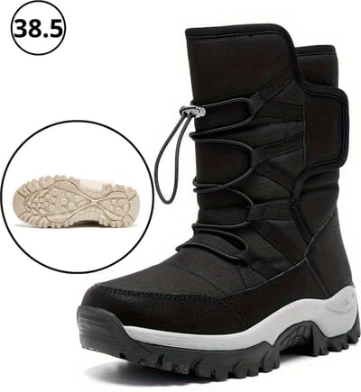 Livano Snowboots - Sneeuwschoenen - Wintersport Sneeuwboots - Dames - Ski - Ski Gadgets - EU38.5 - Zwart
